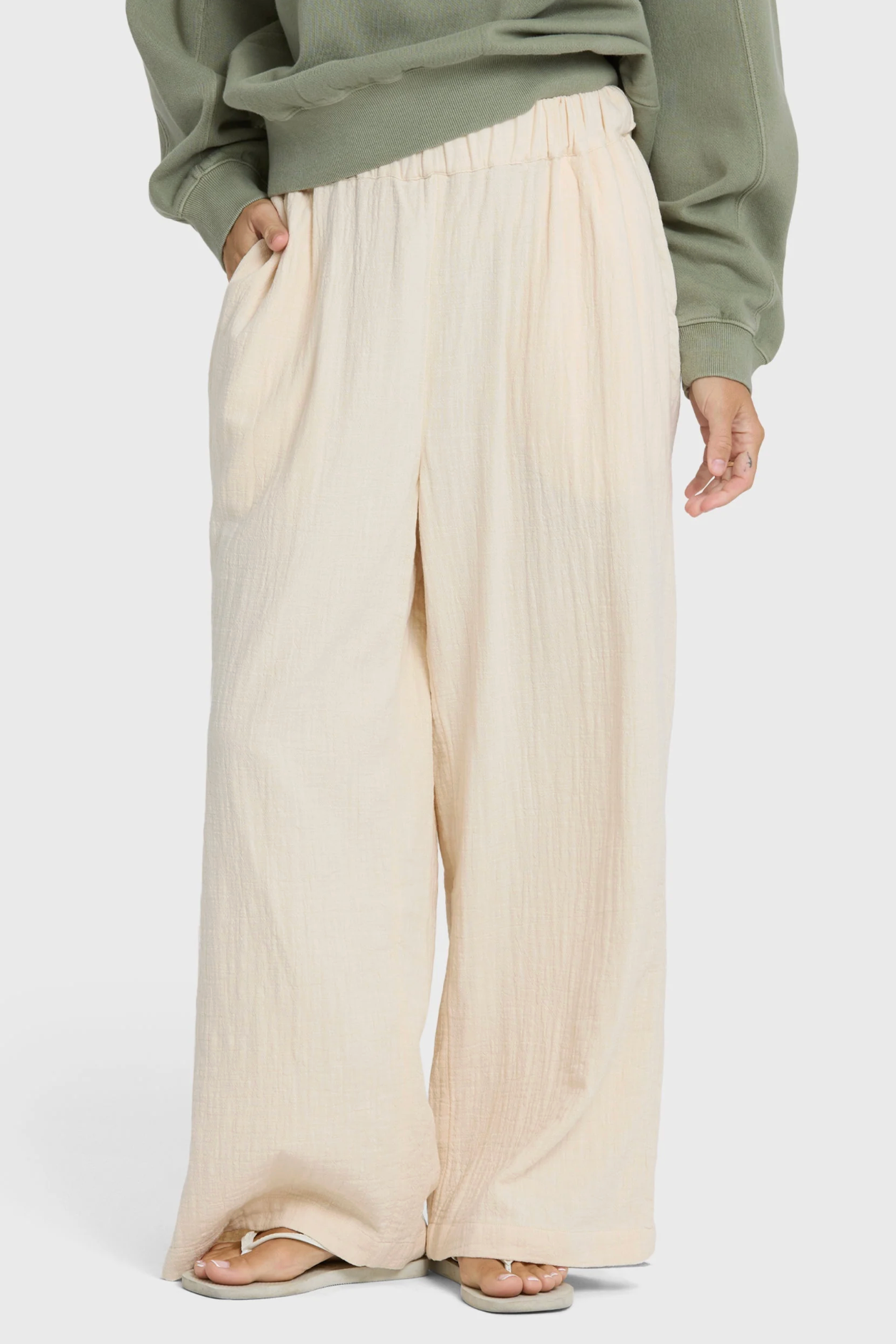 Billabong Follow Me Pants in Dove