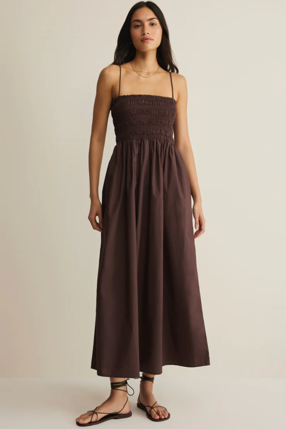 Z Supply Cornelia Poplin Maxi Dress