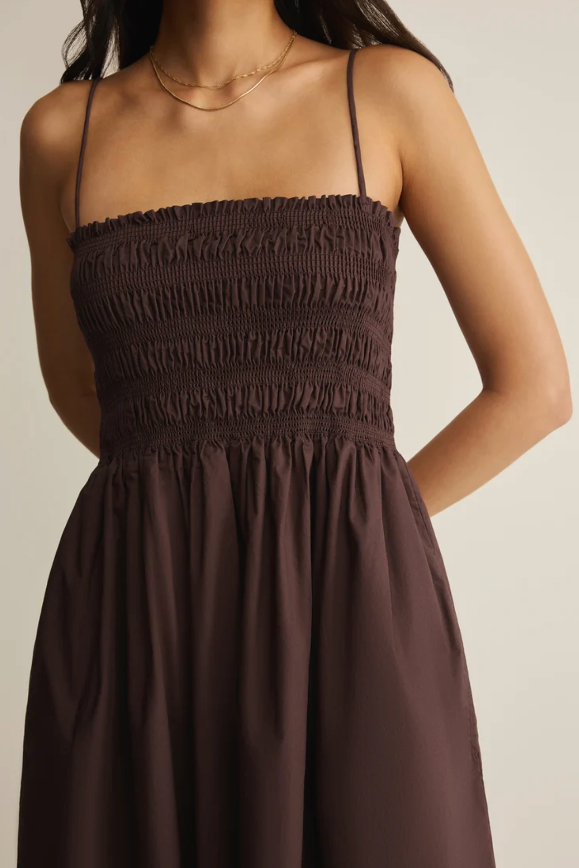 Z Supply Cornelia Poplin Maxi Dress