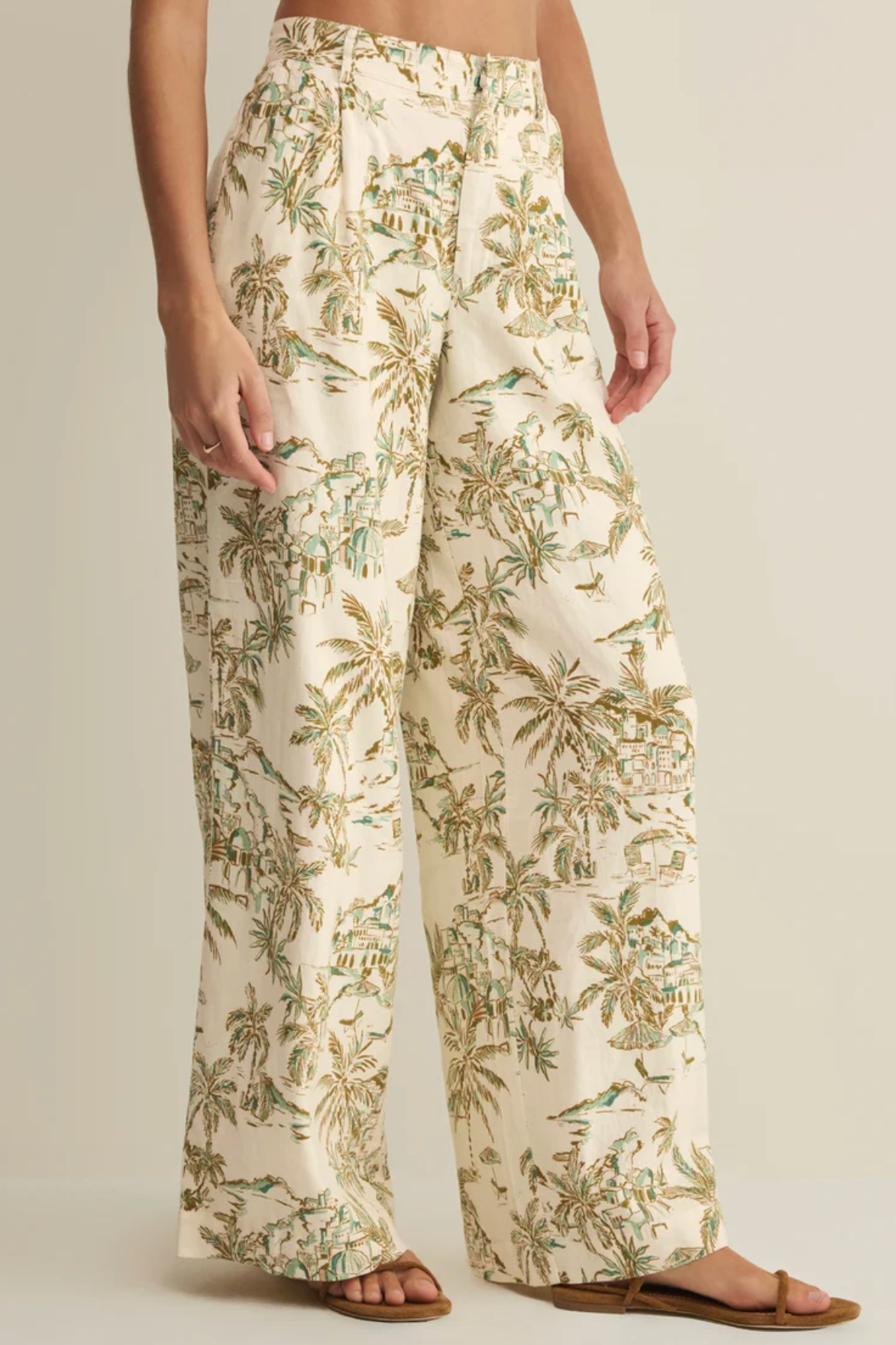 Z Supply Overlook Tiki Tide Linen Pant