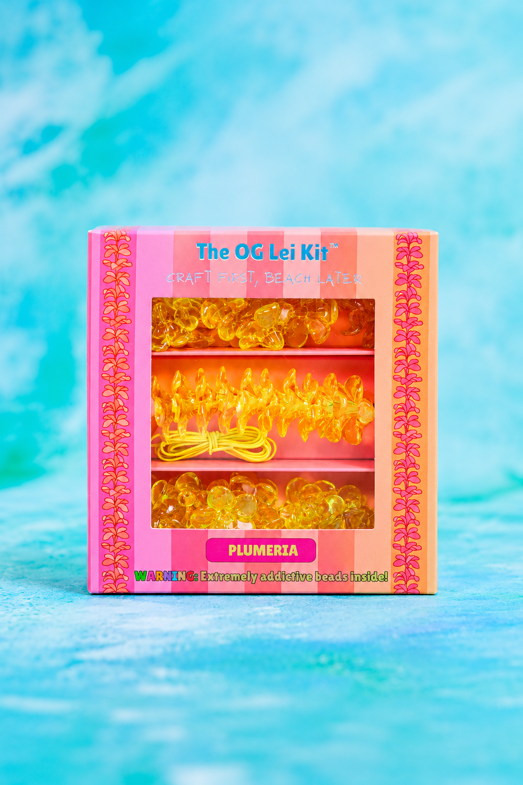 Kailua Beads The OG Lei Kit®: Plumeria in Translucent Yellow