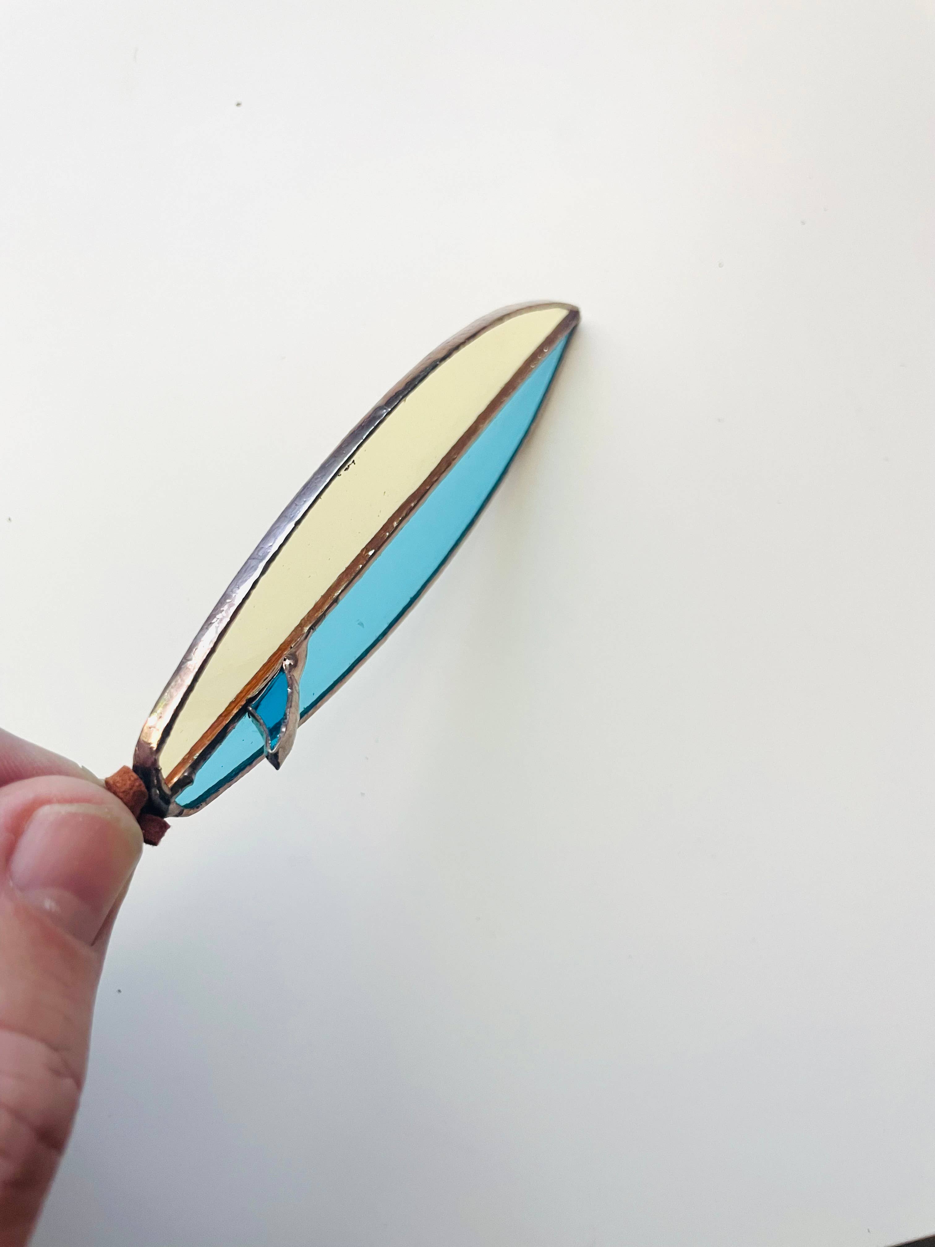 Stained glass surfboard