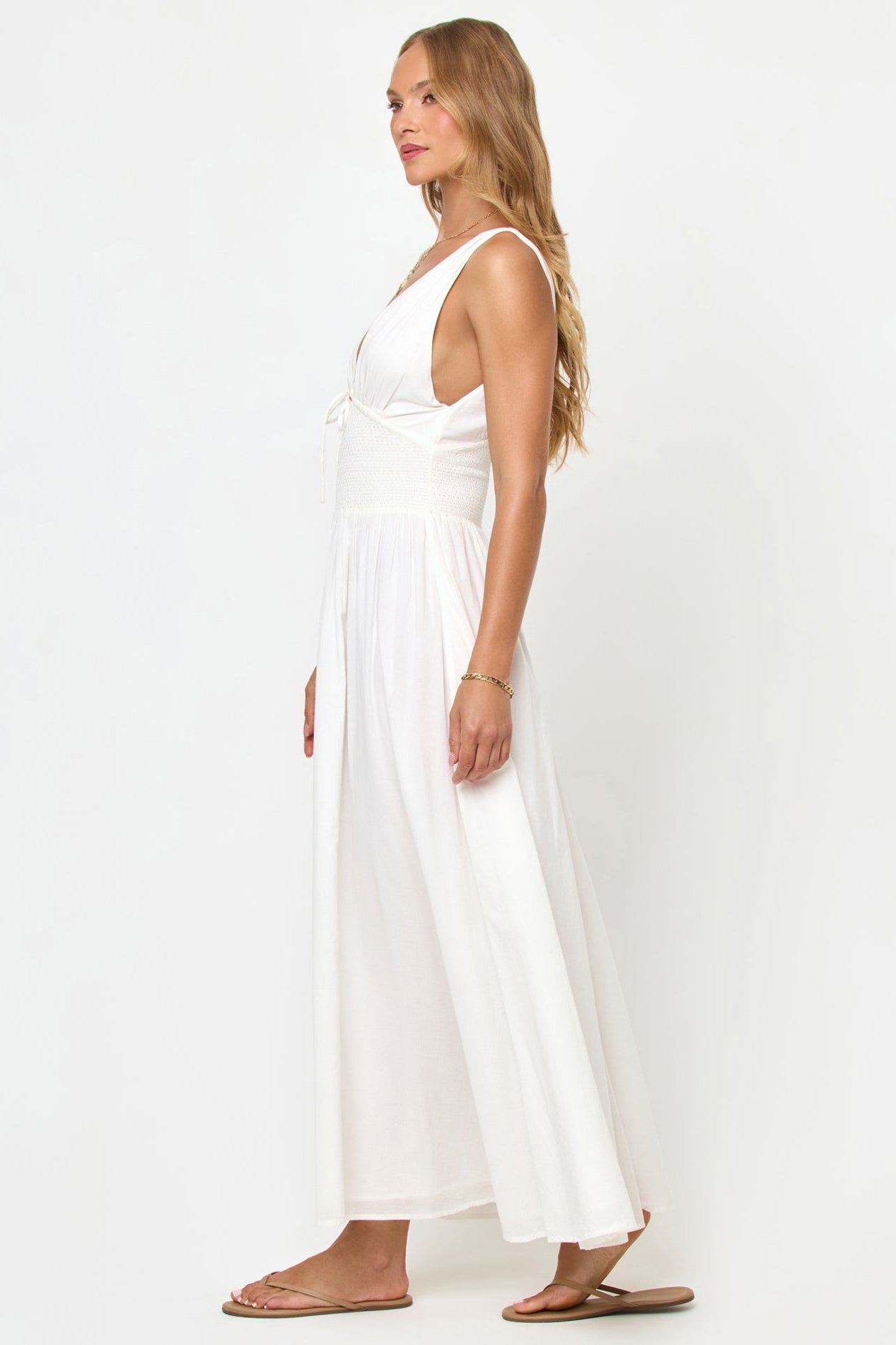 LSPACE Emmaline Maxi Dress - Cream, additional view | Bikinibird
