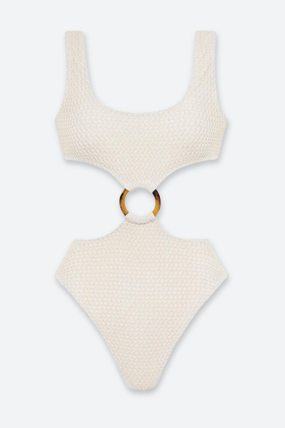 Montce Ky One Piece in Bone Crochet