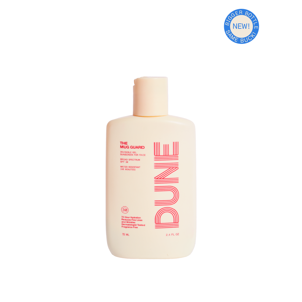 Dune The Mug Guard - InvisibleGel Sunscreen for Face (SPF 30)