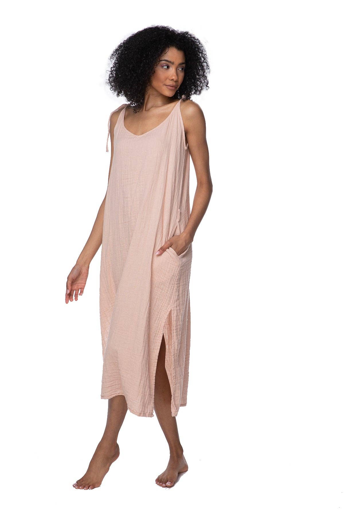Subtle Luxury Double Gauze Trish Tank Dress, additional view | Bikinibird