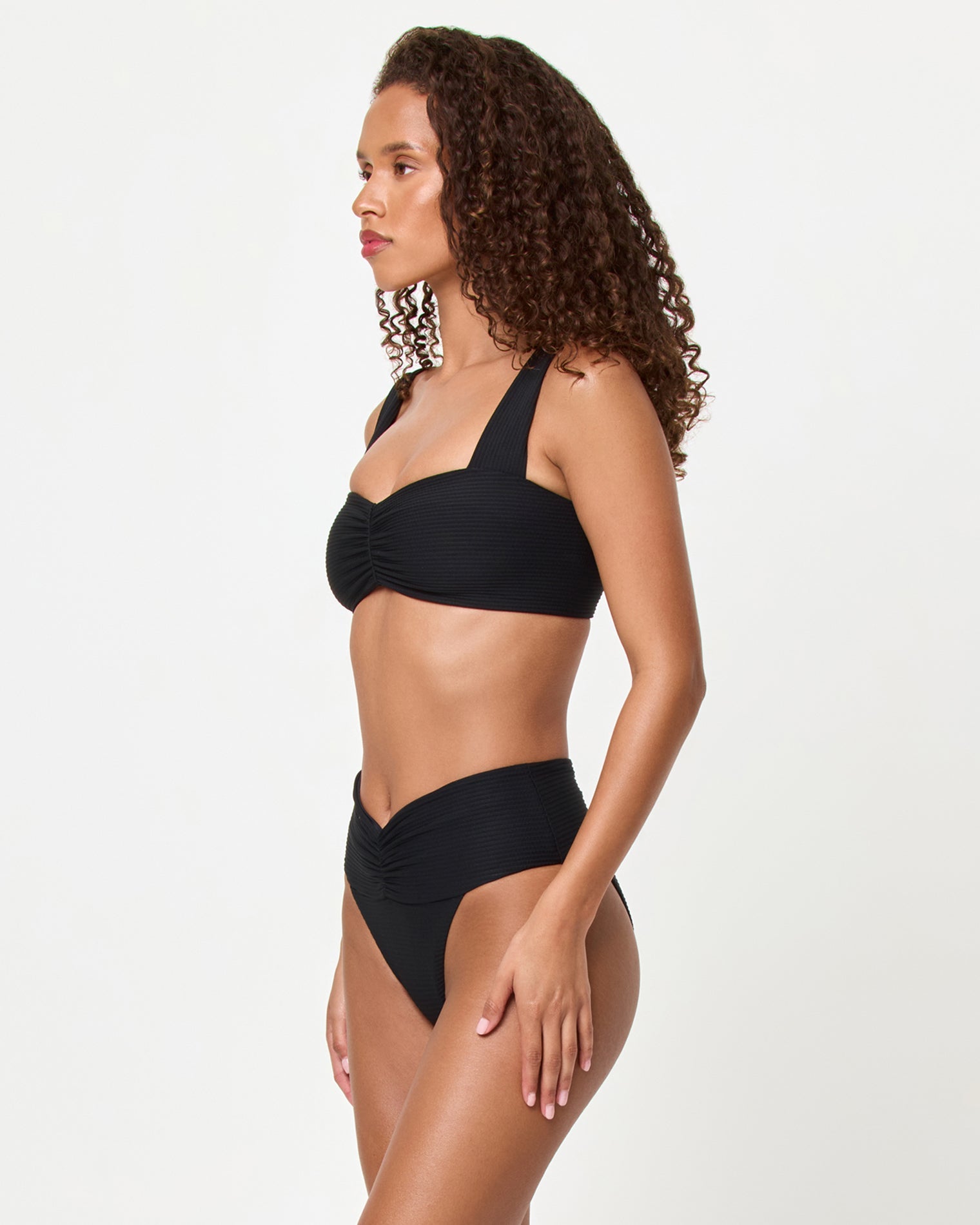 Eco Chic Repreve® Marlee Bikini Top - Black