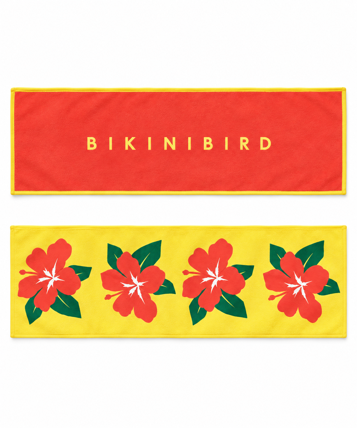 Bikinibird Towel in Red/Yellow Floral