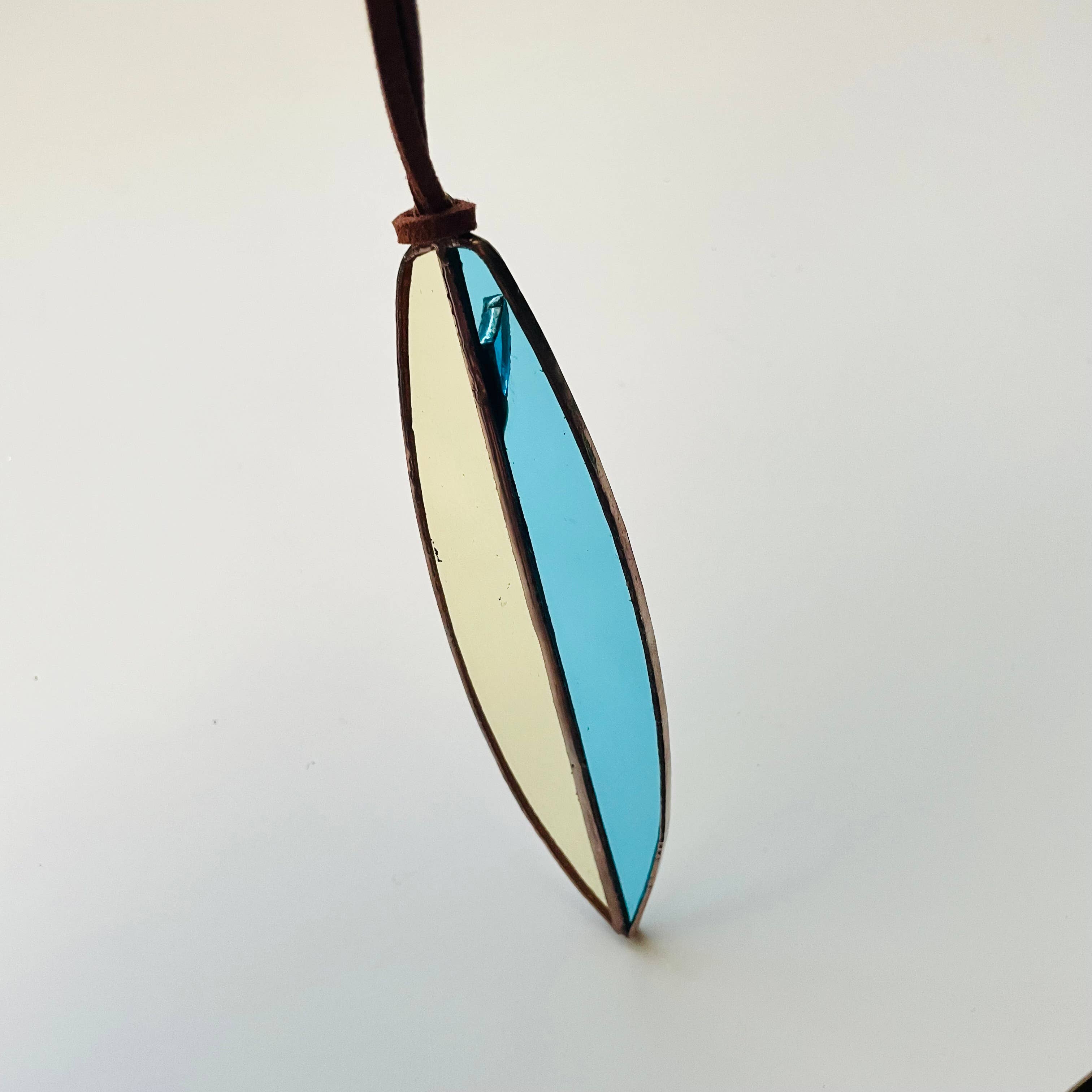 Stained glass surfboard