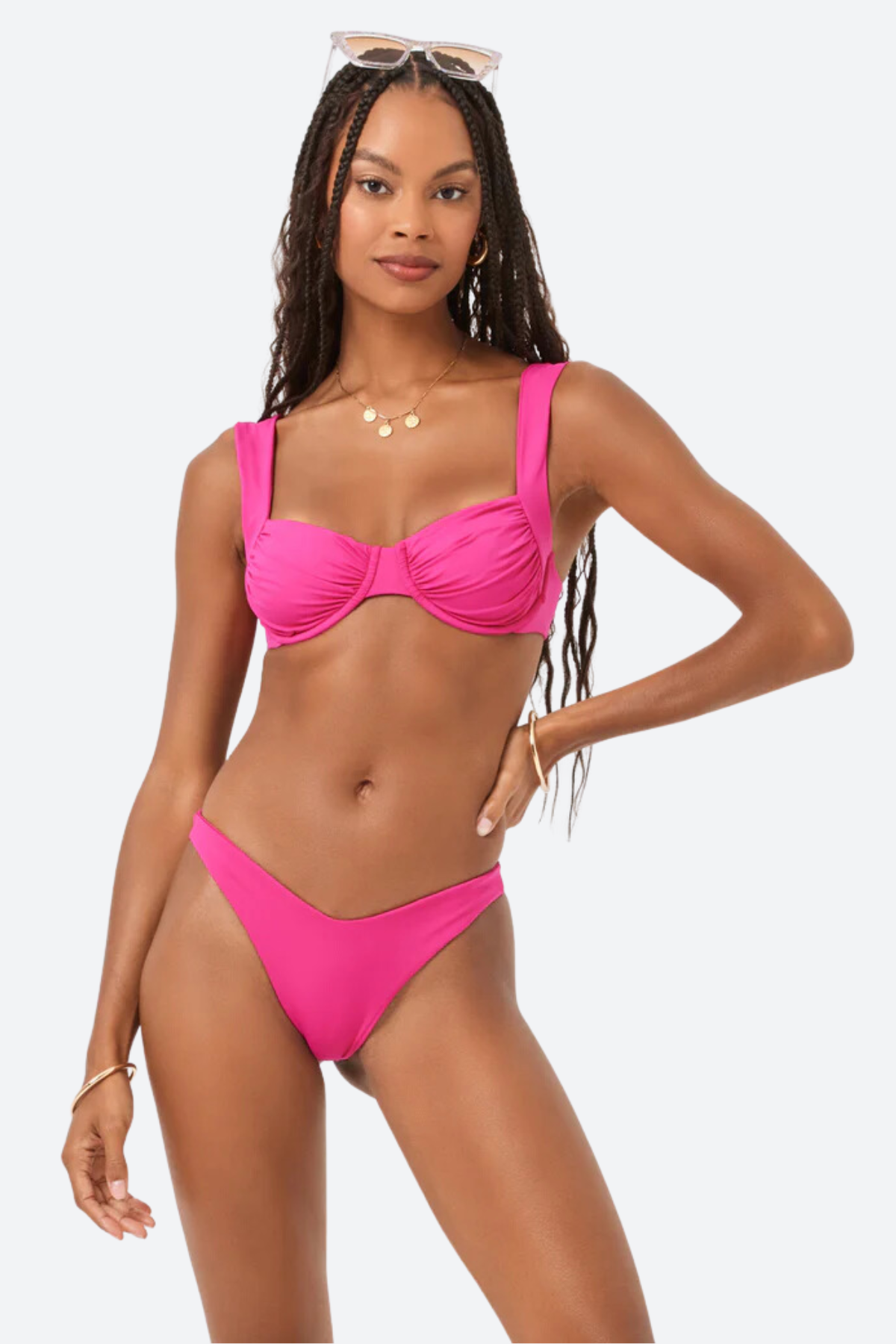 L*Space Stella Top in Bougainvillea