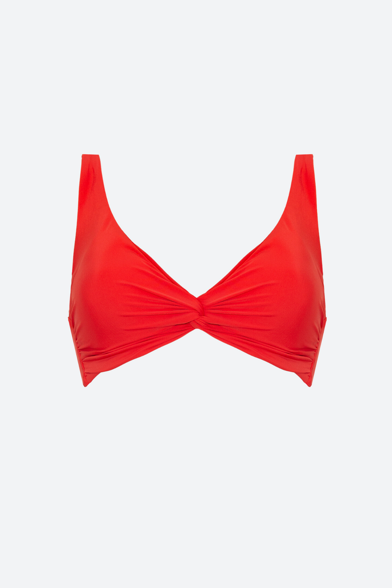 Malai The Knotty Top in Sunny Red