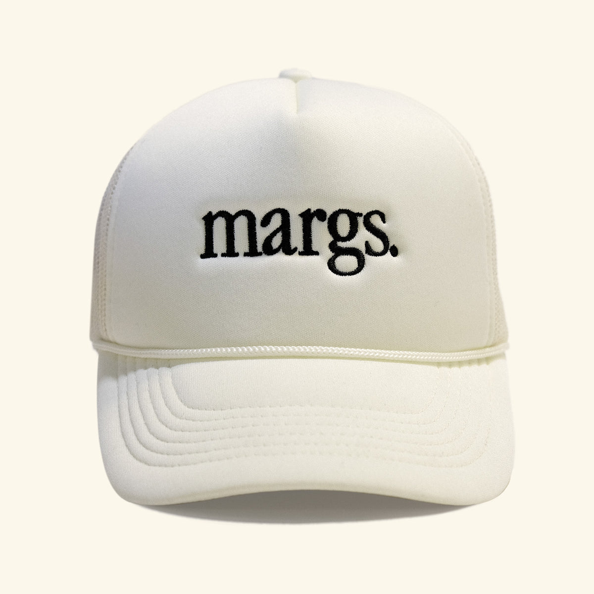 Motel Margarita Margs. Trucker Hat in Bone