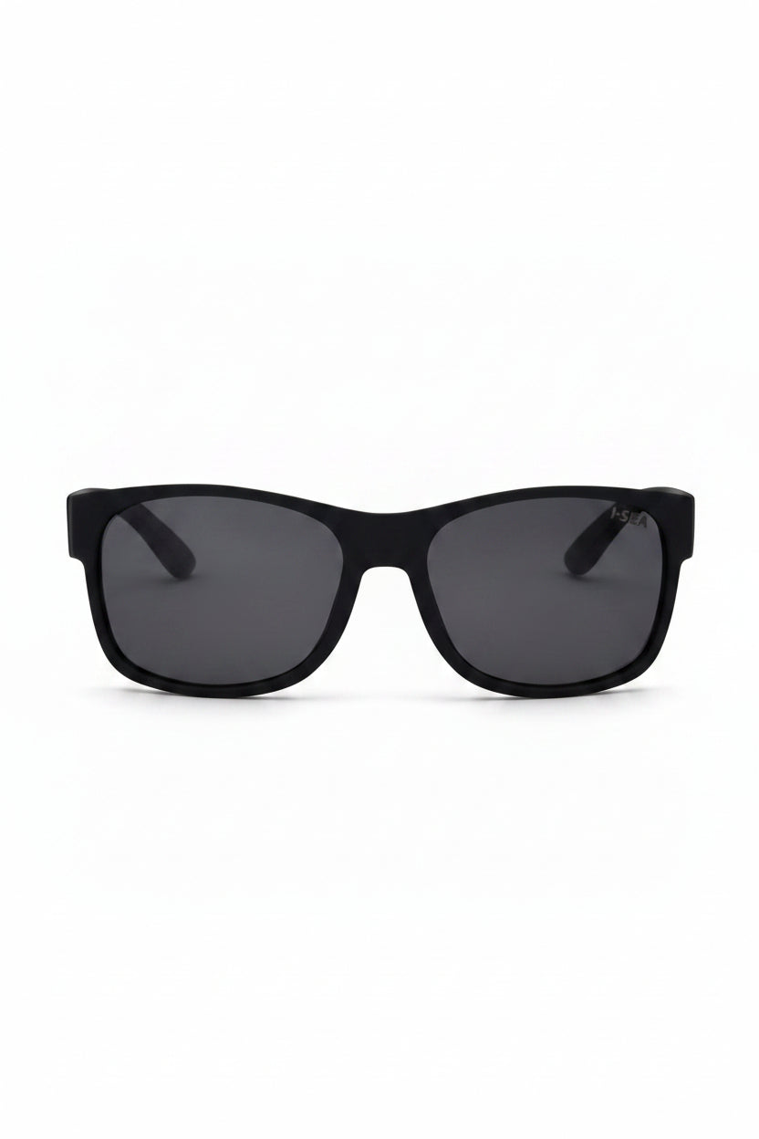 I-SEA Seven Seas in Black Rubber / Smoke Polarized Lens
