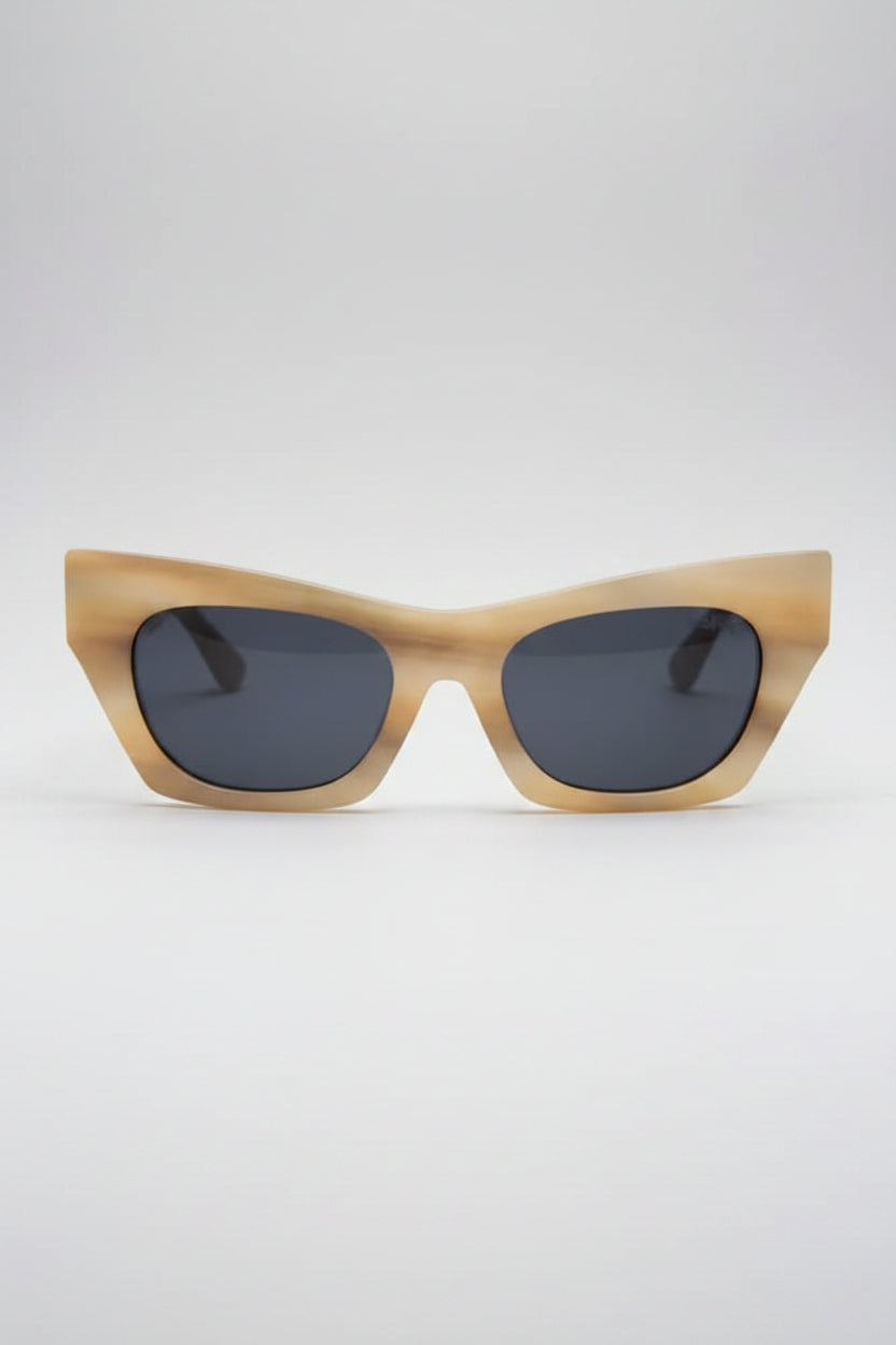 I-SEA Sofia in Seashell / Navy Polarized Lens