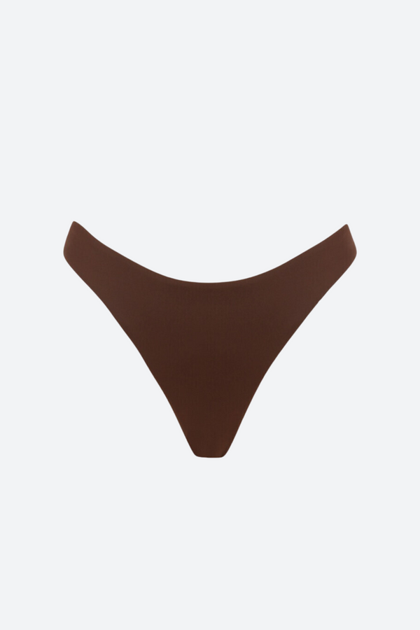 Bromelia Swimwear Valentina Bottom in Chocolate Brown