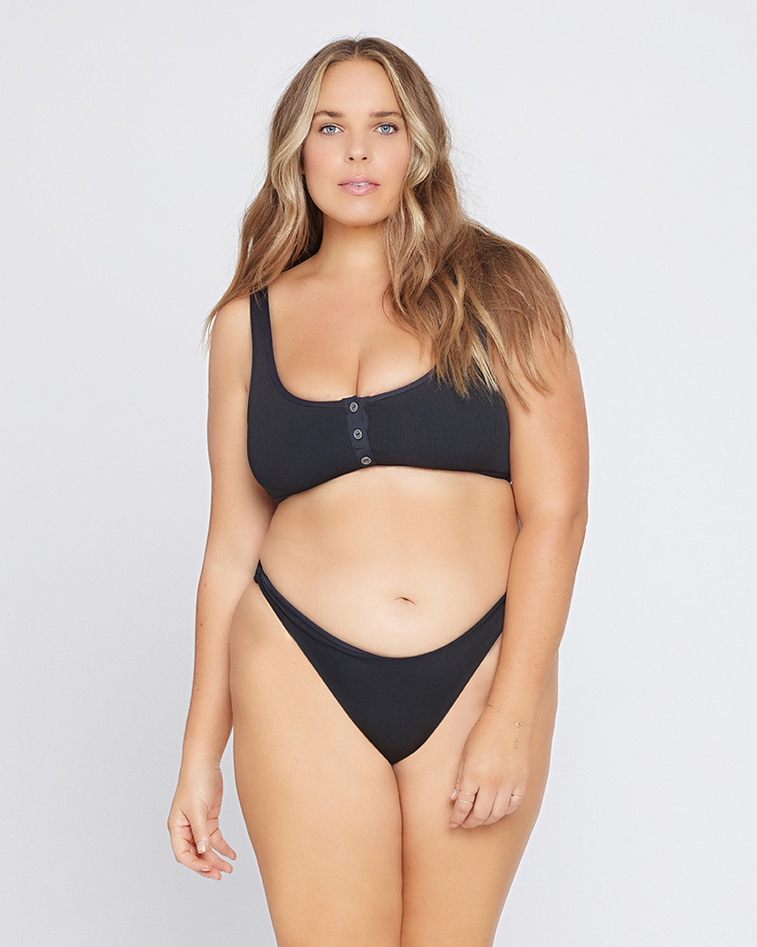 L*Space Camacho Bikini Bottom Classic in Black