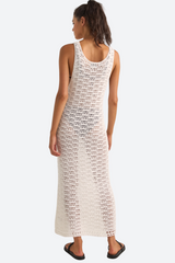 Rhythm Madison Maxi Tank Dress in White