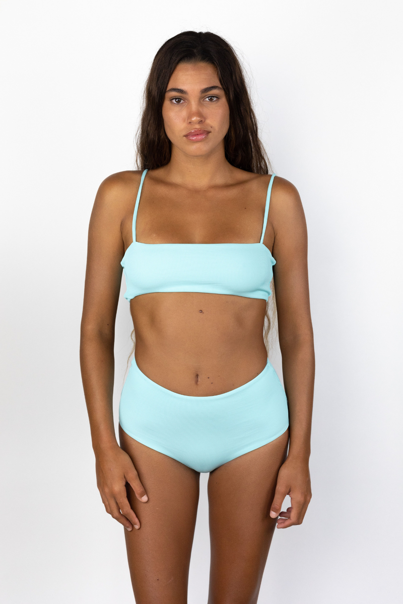 MAI Underwear Classic Bottom in Ballet Blue Ribbed