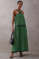 Sancia The Lamara Dress in Bottle Green