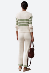 Sancia The Cielo Knit Pants in Crème Pistachio