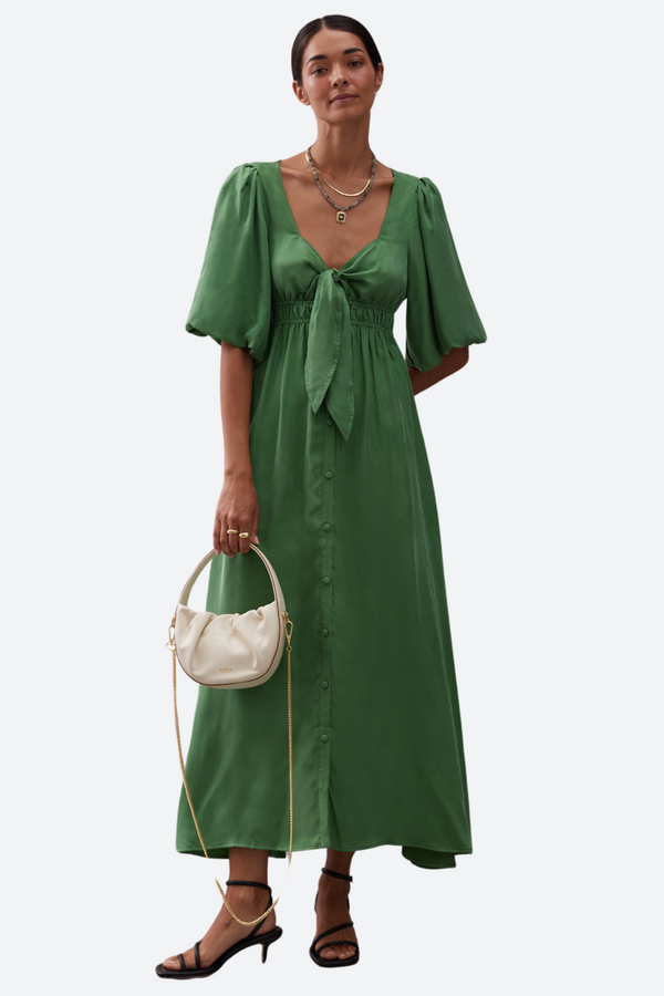 Sancia The Cerie Dress in Bottle Green