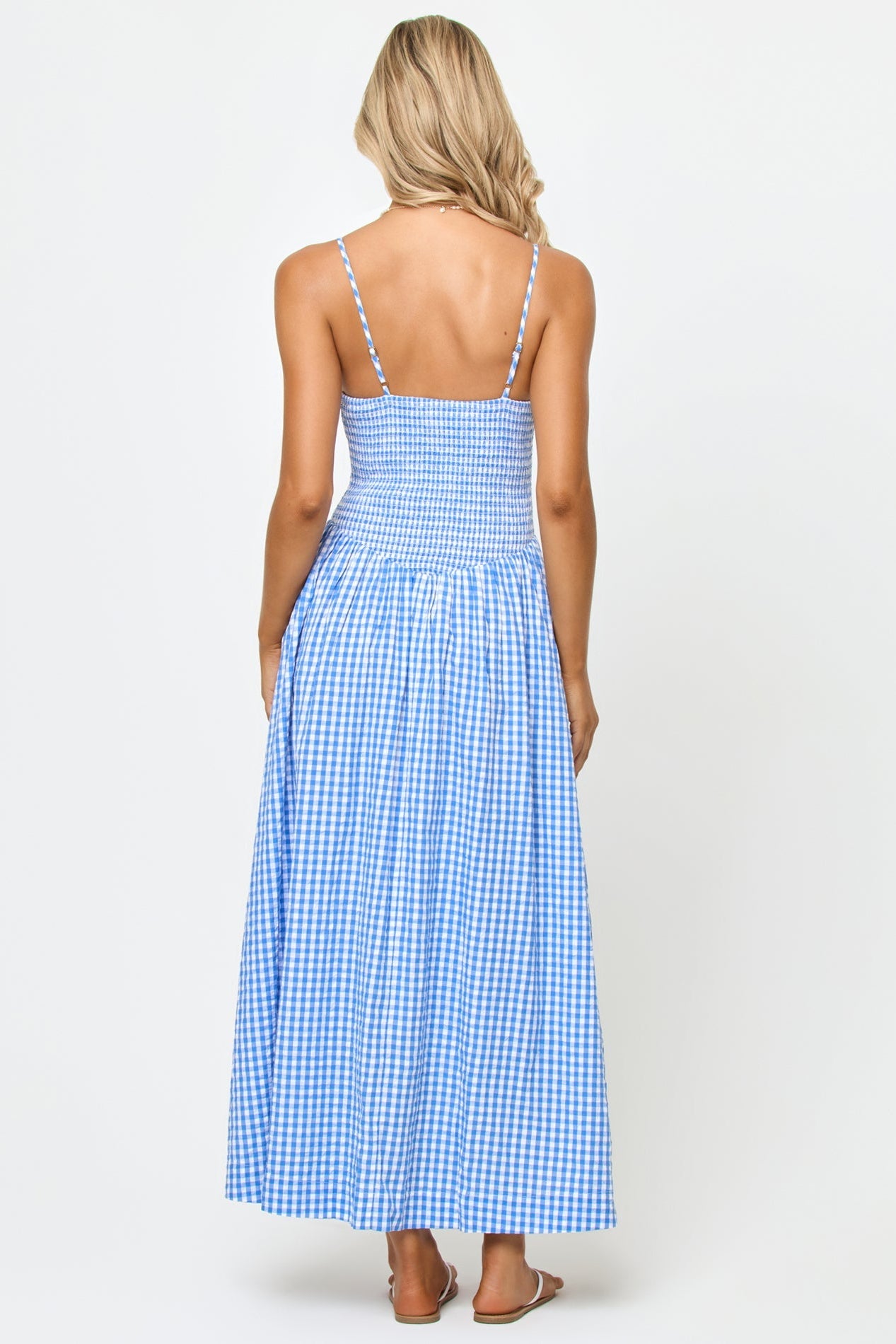LSPACE Misha Midi - Morning Gingham, additional view | Bikinibird