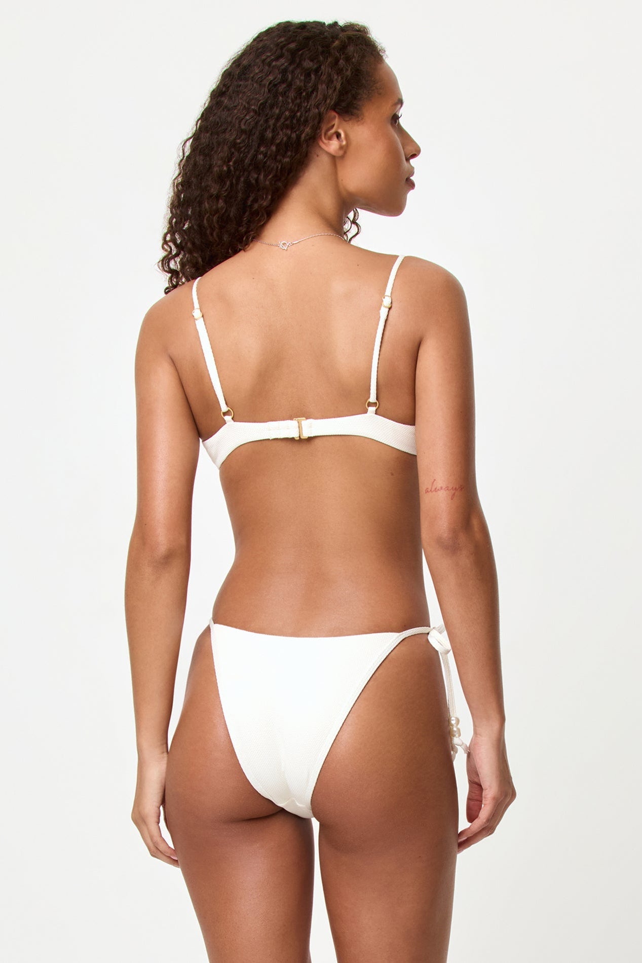 LSPACE Sunrise Shell Bikini Top - Cream, additional view | Bikinibird