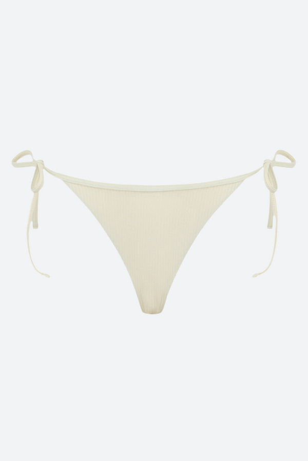 Bromelia Swimwear Gabriela Bottom in Coconut Ribbed