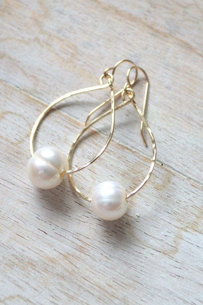 Salty But Sweet Freshwater Pearl Earrings