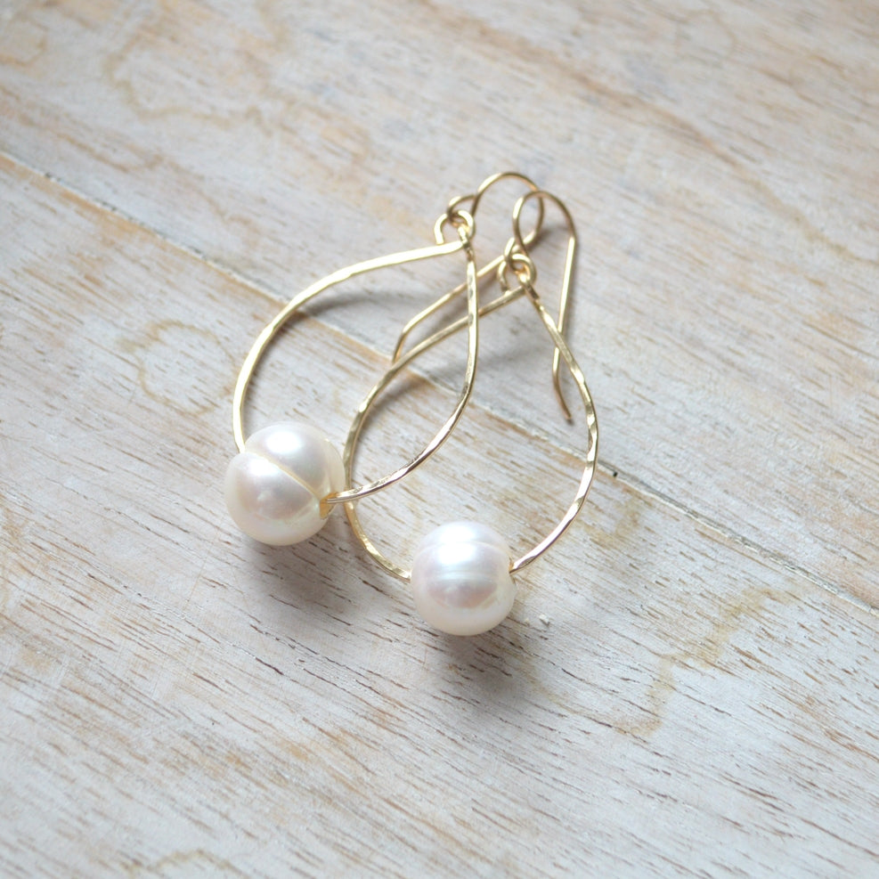 Salty But Sweet Freshwater Pearl Earrings