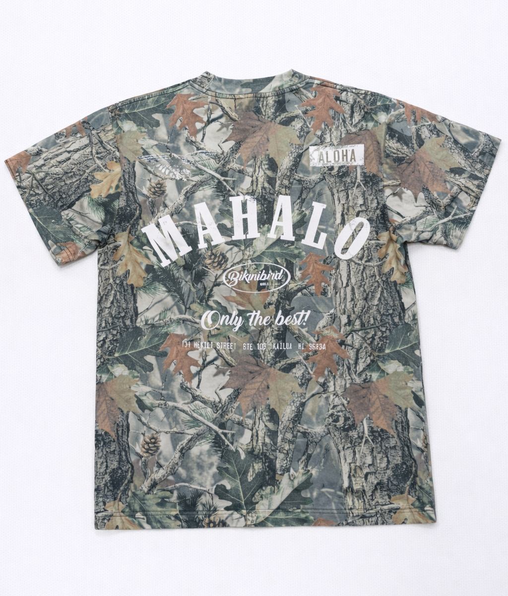 Bikinibird MAHALO MOTO Tee in Real Tree