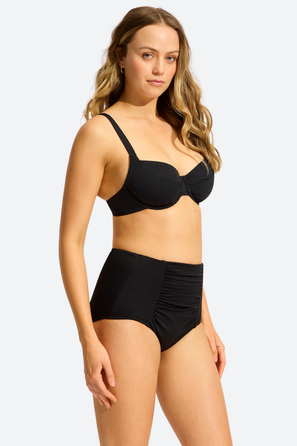 Seafolly Collective DD Cup Underwire Bra in Black