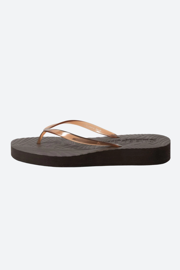 Sleepers Tapered Platform Flip Flop in Brown