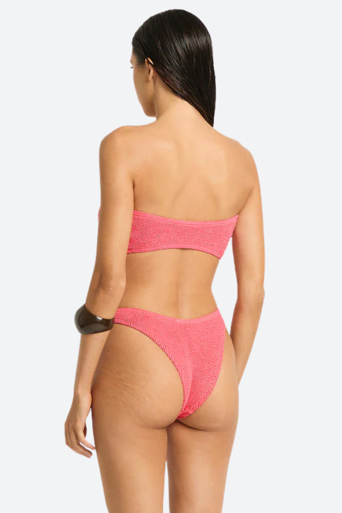 Bound by Bond-Eye Blake Bandeau Top in Coral Pink