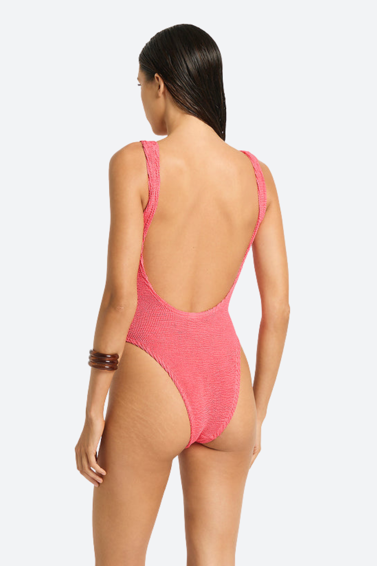 Bound by Bond-Eye Mara One Piece in Coral Pink