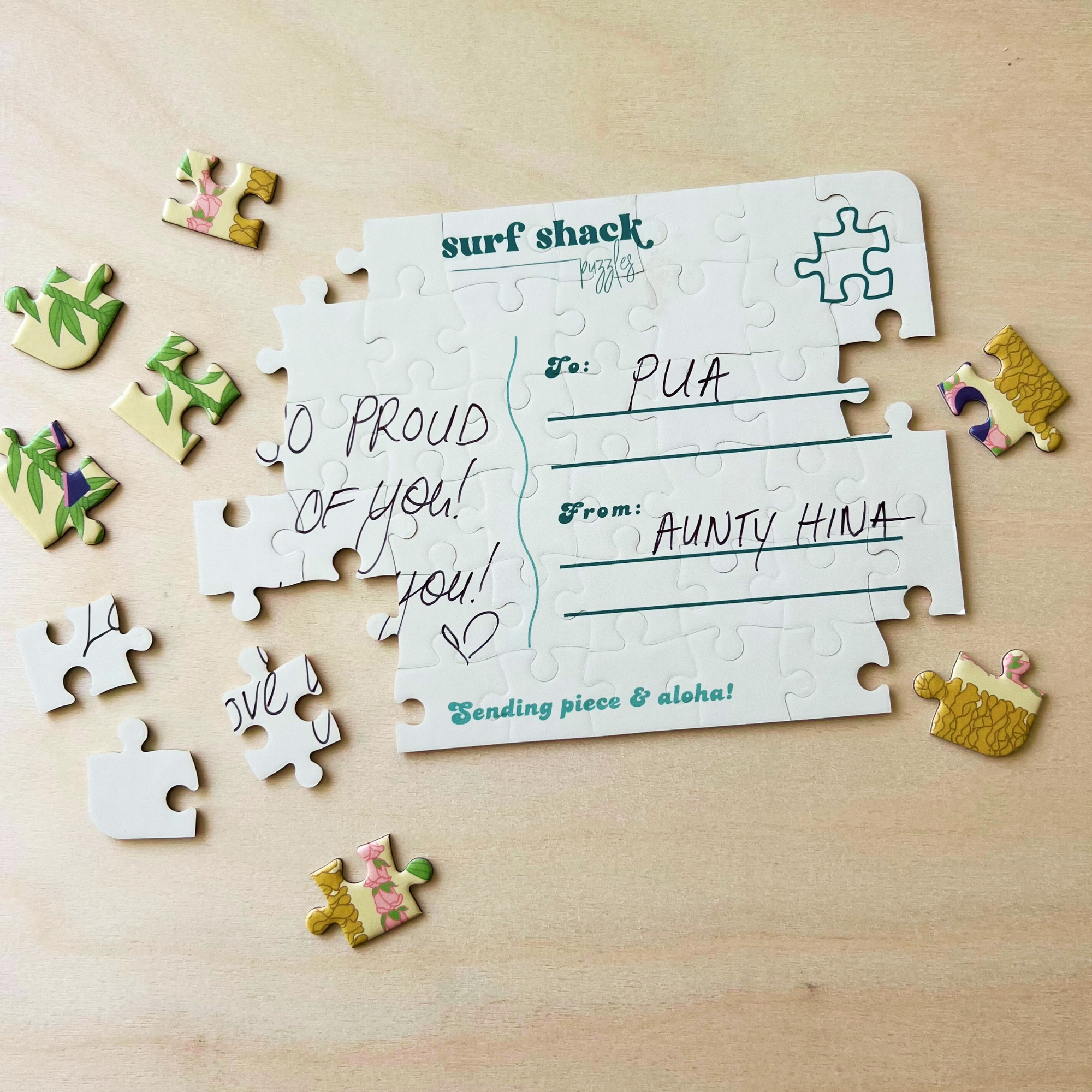 Surf Shack Dropping In Postcard Puzzle