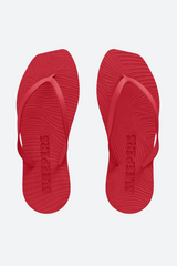 Sleepers Tapered Platform Flip Flop in Red
