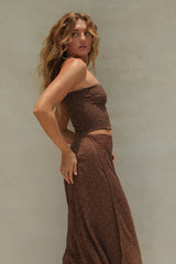 Stone Fox Holiday Wrap Skirt in Coco Dot