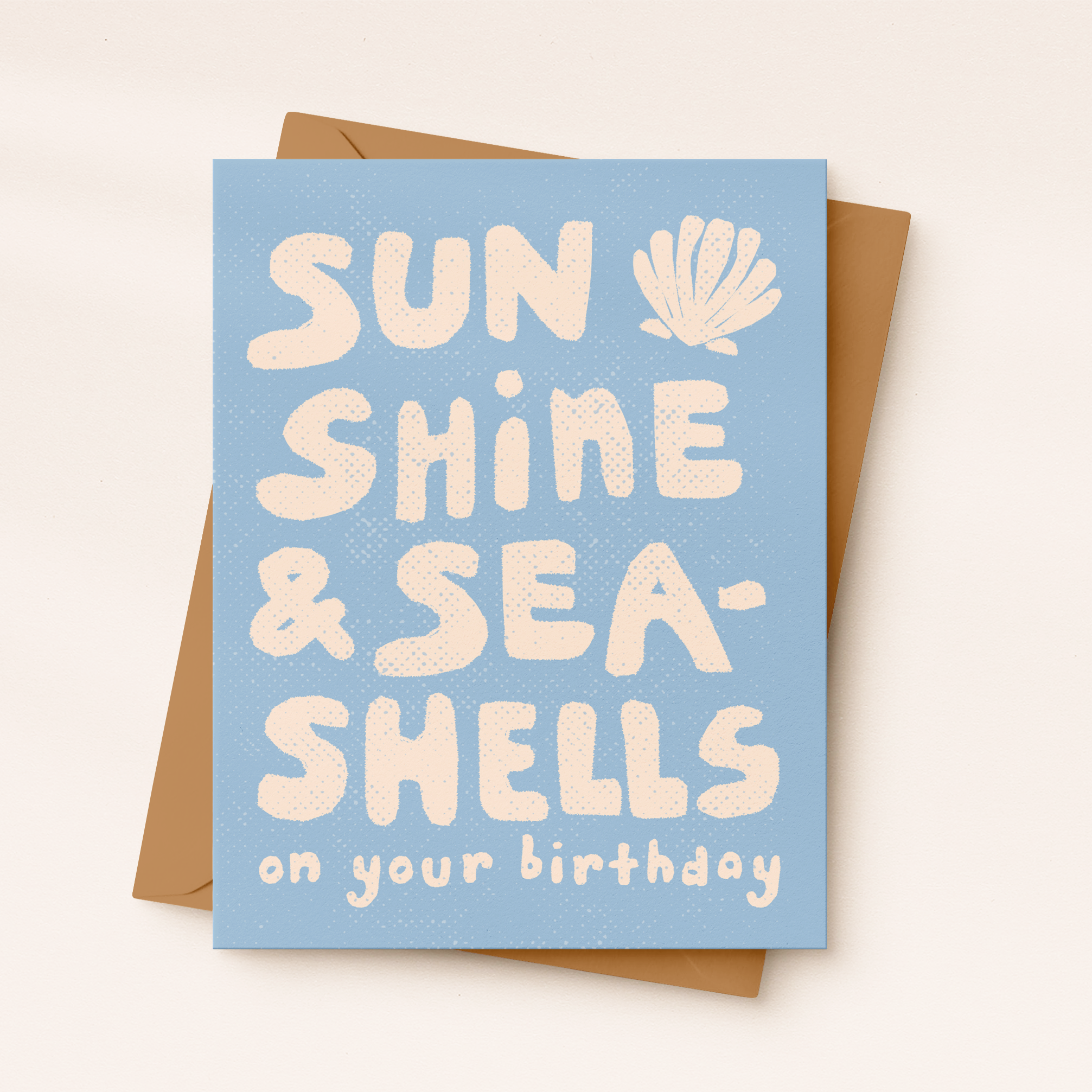 Daydream Prints Sunshine and Seashells | Beach Birthday Card