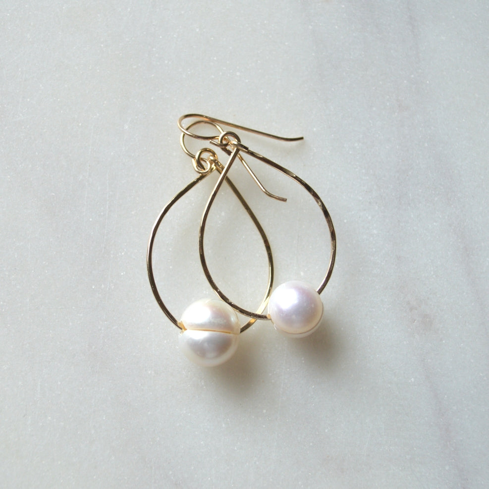Salty But Sweet Freshwater Pearl Earrings