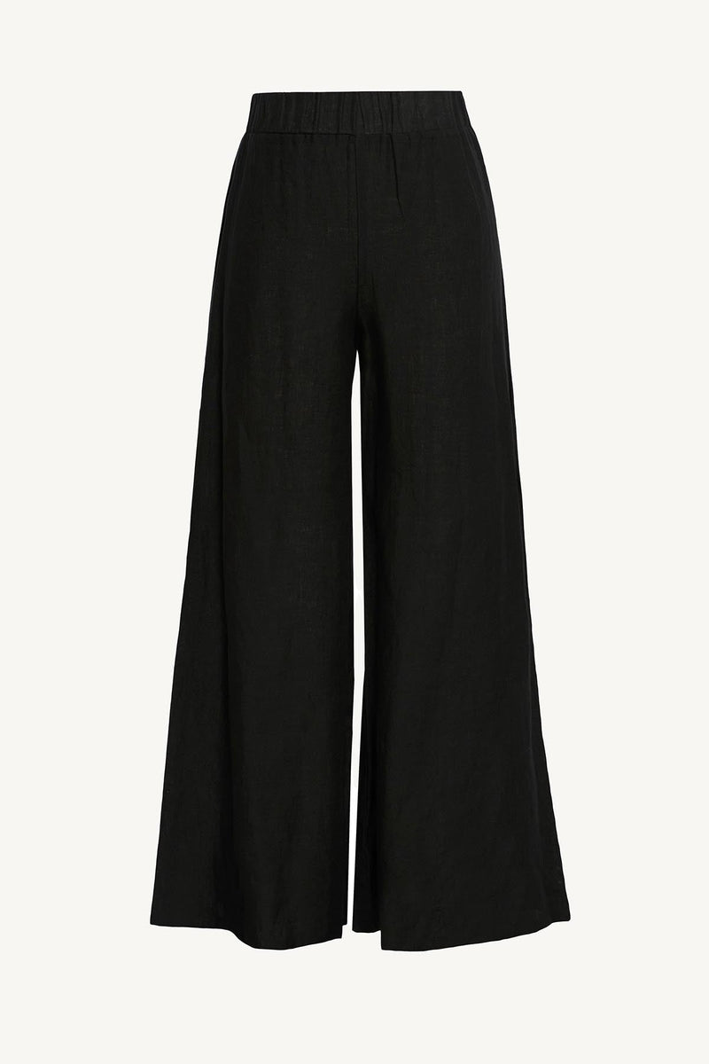 Vitamin A Tallows Wide Leg Pant in Black