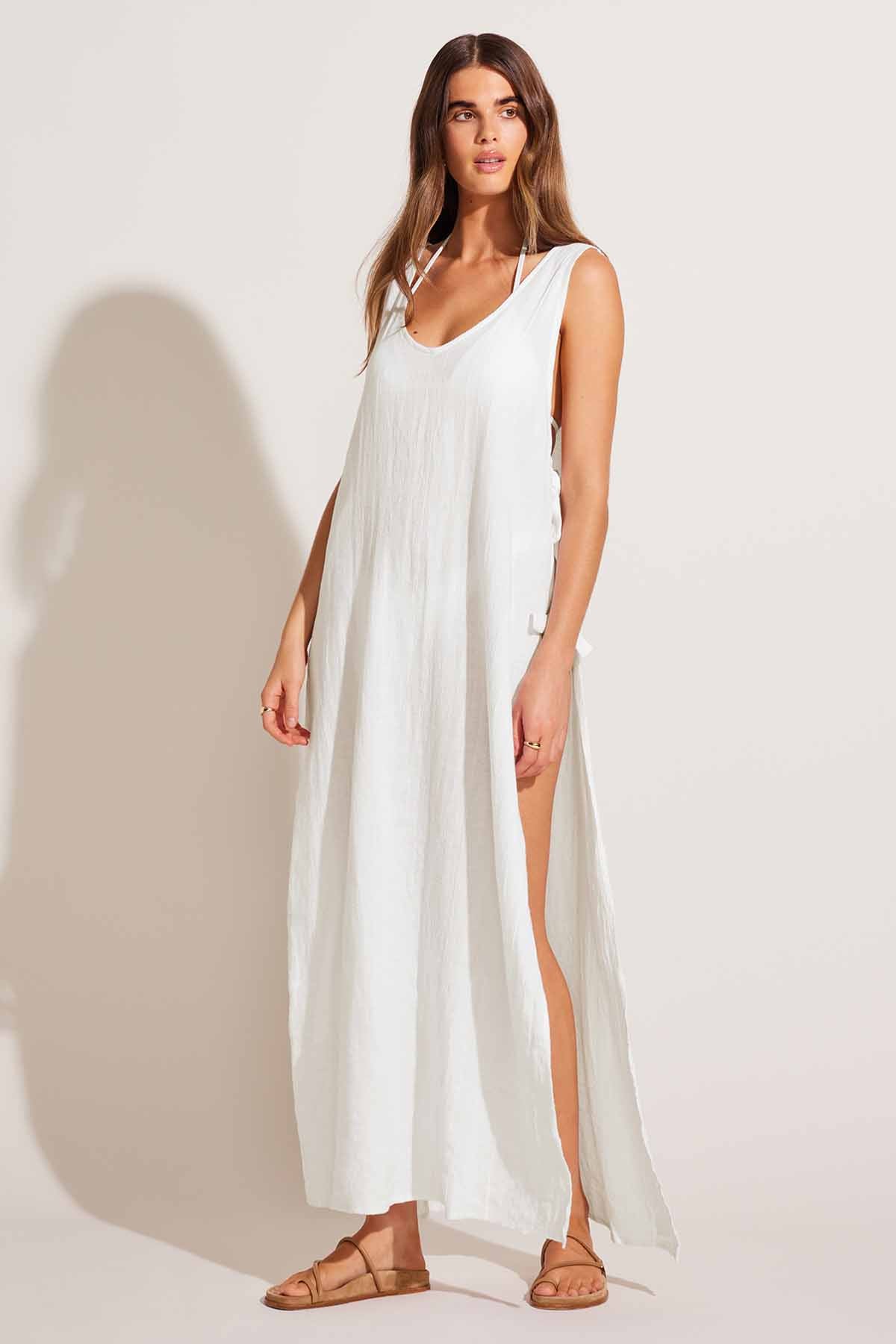 Vitamin A Riviera Dress in White - Size M