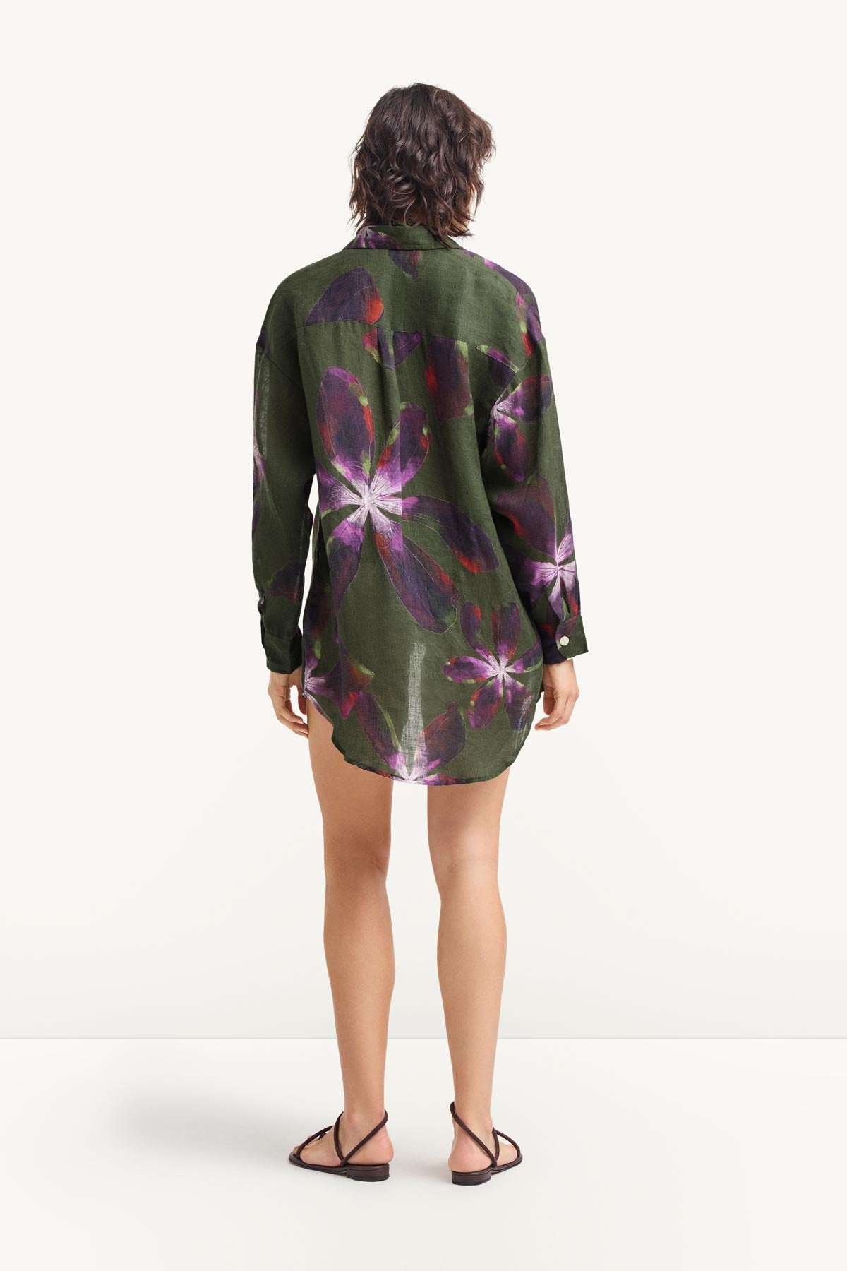 Vitamin A Playa Linen Boyfriend Shirt