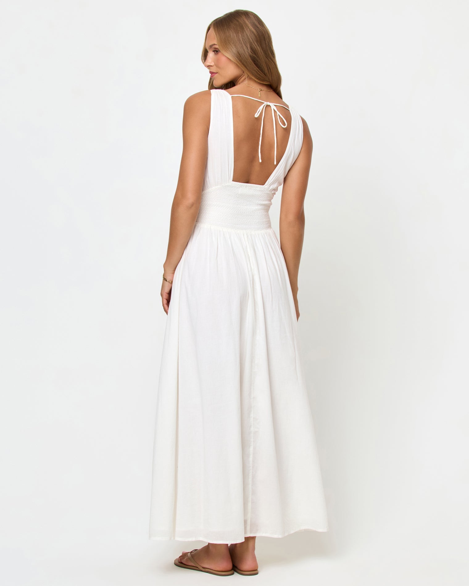 LSPACE Emmaline Maxi Dress - Cream, additional view | Bikinibird