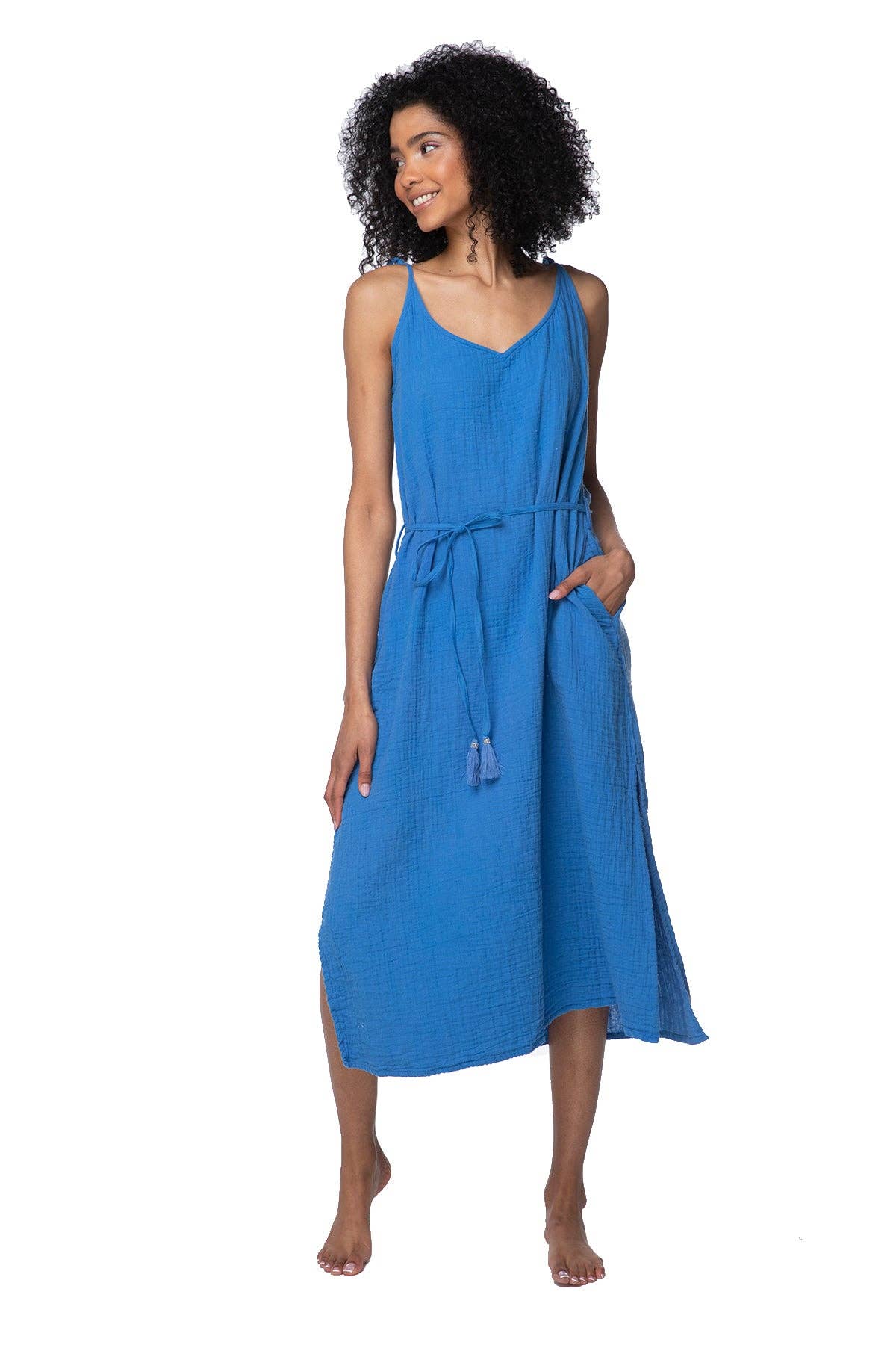 Subtle Luxury Double Gauze Trish Tank Dress, additional view | Bikinibird