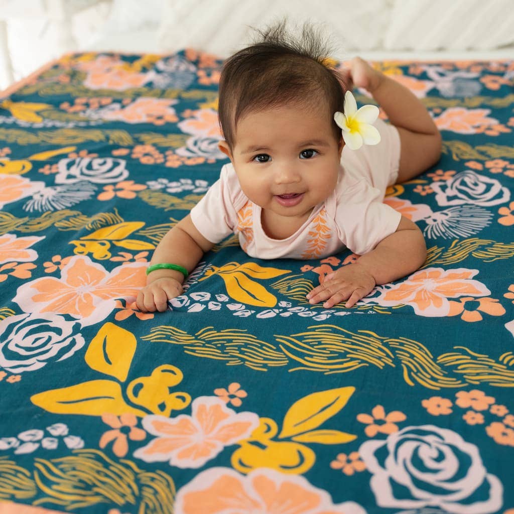 Coco Moon Lā Lei Baby Quilt