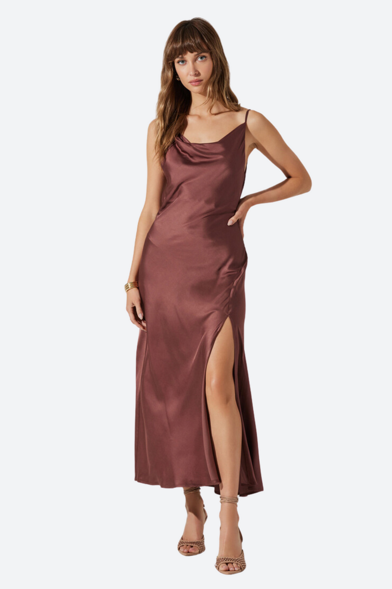 ASTR Glynis Dress in Mulberry