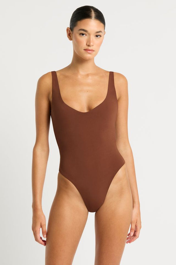 Bound by Bond-Eye Lucia One Piece in Black/Arabica