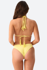 PQ Swim Isla Tri Top in Buttercup