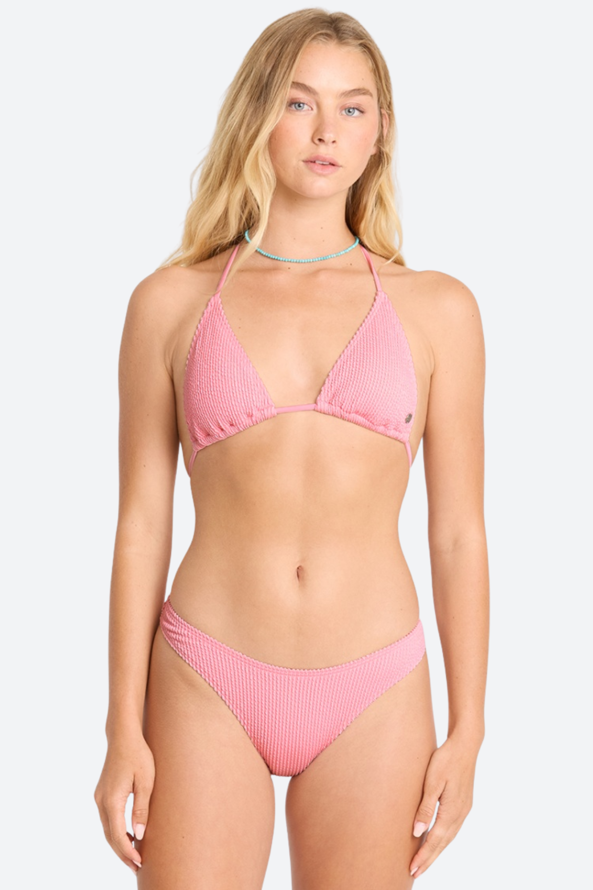 Billabong Summer Hi Remi Tri Top in Pink Sand